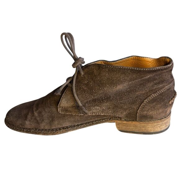 John Varvatos Boots Mens 9 M Lace Up Chukka Boot Brown Suede main image 6